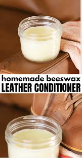 beeswax leather conditioner recipe at