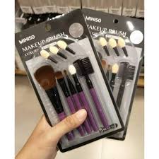 brush set beauty brush set bahan kulit