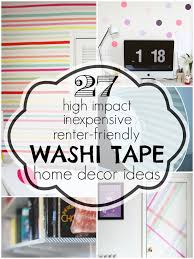 Washi Tape Home Decor Ideas Remodelaholic