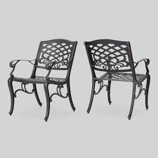 • largest selection of patio furniture in the area • 75 patio sets on display, or let us order a set just right for you! Sarasota 2pk Cast Aluminum Patio Dining Chairs Christopher Knight Home Target