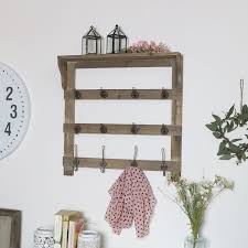 We did not find results for: Rustic Wooden Wall Shelf With Hooks