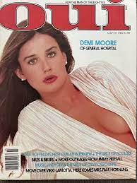 DEMI MOORE Oui magazine March 1982 Very Good RARE!