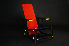 Das ist der stuhl 369 von cassina. Cassina Rietveld Rot Blauer Stuhl Blucom