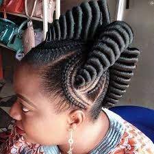 Men short hair undercut straight up hairstyle. Straight Up Braids Hairstyles For Pretty African Ladies