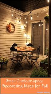 how to decorate a small patio for fall