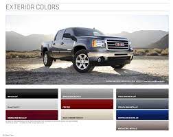 gmc sierra paint codes and color charts