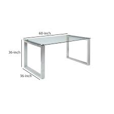 Dining Table With Metal Sled Base