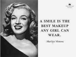 marilyn monroe famous e a smile