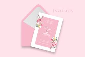 elegant wedding invitation psd templates