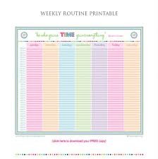 Organizational Chart Free Printable Schedule Printable