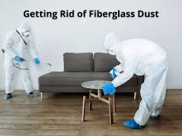 fibergl dust in the house