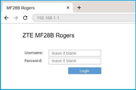 You will need to know then when you get a new router, or when you reset your router. 192 168 1 1 Zte Mf28b Rogers Router Login And Password