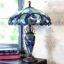 Table Lamp With Stained Glass