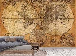 Old World Map Wallpaper About Murals