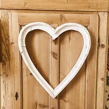 Rustic Wood Framed Heart Antique