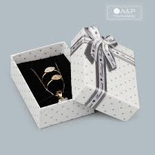 custom printed cardboard jewelry gift