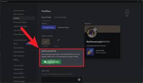 change your profile banner on discord