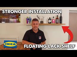 How To Hang A Floating Lack Shelf A