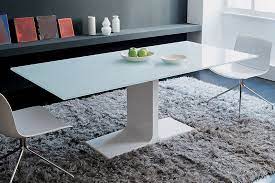 White Glass Dining Tables Klarity