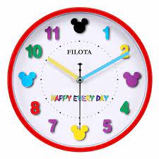 Decorative Wall Clocks Kids Plastic