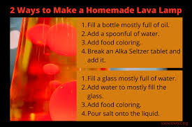 Make A Homemade Lava Lamp With And