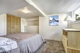 small rooms with low ceilings