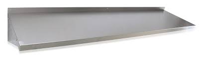 Stainless Steel Solid Wall Shelf 1800
