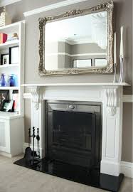 Mirror Above Fireplace Fireplace
