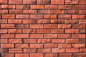 Vintage Red Brick Wall Background Of