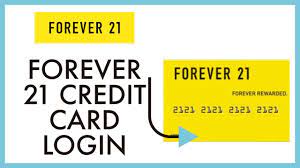 login forever 21 credit card account
