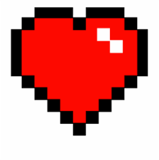 Minecraft Heart Png Pixel Art 555569 Pngtube