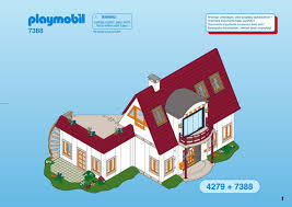 Playmobil modern house building set. Bauanleitungen Playmobil 7388 Neues Wohnhaus Erweiterung B Abapri Deutschland