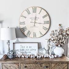 Whitewashed Wall Clock Pier 1