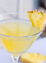 crushed pineapple martini