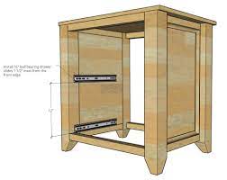 diy file cabinet woodworking plans to