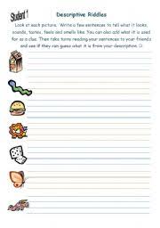 Draw My Monster Halloween Descriptive Writing Activity     Teaching with TLC A FREE download with   descriptive writing activities 