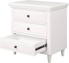 Enjoy free shipping on most stuff, even big stuff. Knocbel 3 Drawer Night Stand Solid Wood Bedside Nightstand Sofa Side End Table Fully Assembled 28 1 H X 27 9 W X 16 9 D White Amazon Ca Home Kitchen