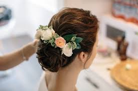 bridal makeup hair styling