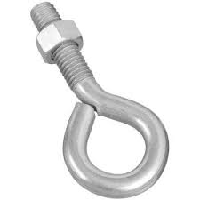1 2 In X 4 In Zinc Plated Eye Bolt With Hex Nut