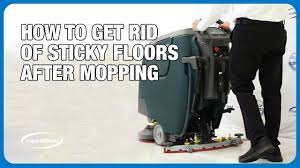 tacky floor finish after mopping