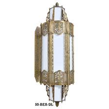 large outdoor art deco wall sconce