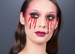 glam gothic halloween makeup