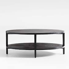 Clairemont Oval Ebonized Coffee Table