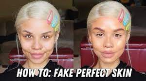 perfect skin fake it with makeup
