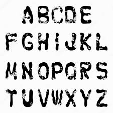 graffiti font alphabet letters vector