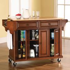 Rolling kitchen island for small kitchen midcityeast from rolling kitchen island, image by build it: The Rolling Organized Kitchen Island Hammacher Schlemmer