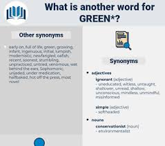 Synonyms For Green Antonyms For Green Thesaurus Net