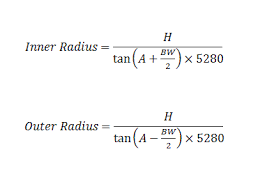 down tilt coverage radius calculator
