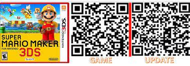 5th dec 2013 (jpn) 12th may 2015 (na) Super Mario Maker Cia Qr Code For Use With Fbi Roms