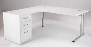 Take corner desks, for example. Corner Desk And Desk Height Pedestal Flite Office Reality